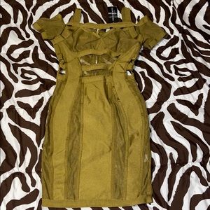 OLIVE FASHION NOVA DRESS